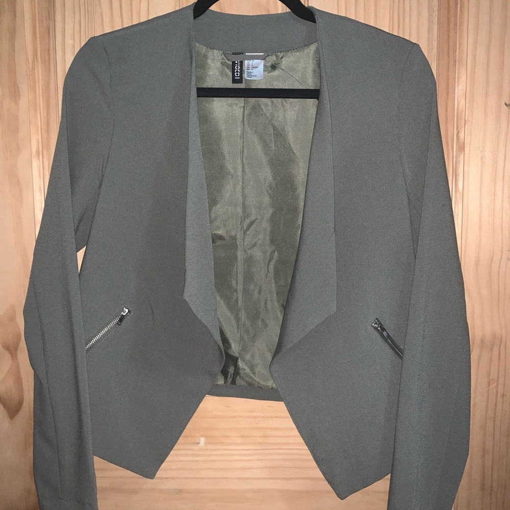 Olive green blazer